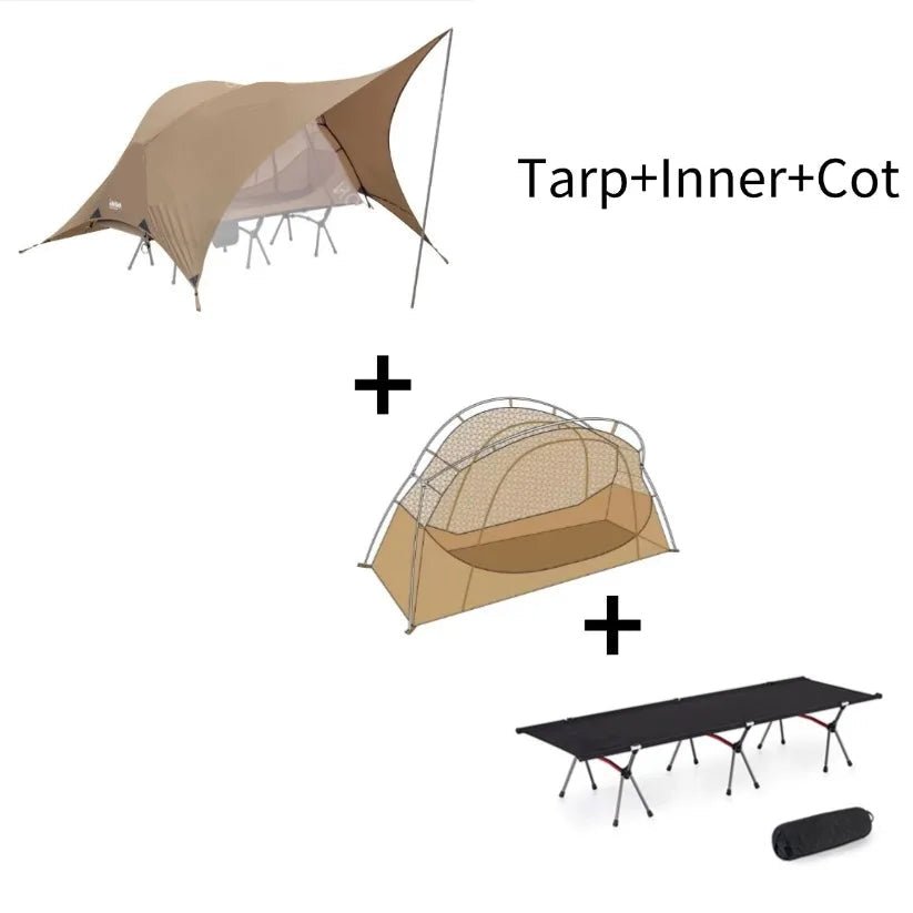 Tente de lit pour 1 personne avec moustiquaire et double - parois "Vidalido - Floating tent" - Planète Rando