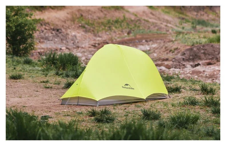 Tente de randonnée ultralégère en nylon 10D pour 1 à 2 personnes à partir de 780g "Naturehike - Star River EXT" - Planète Rando