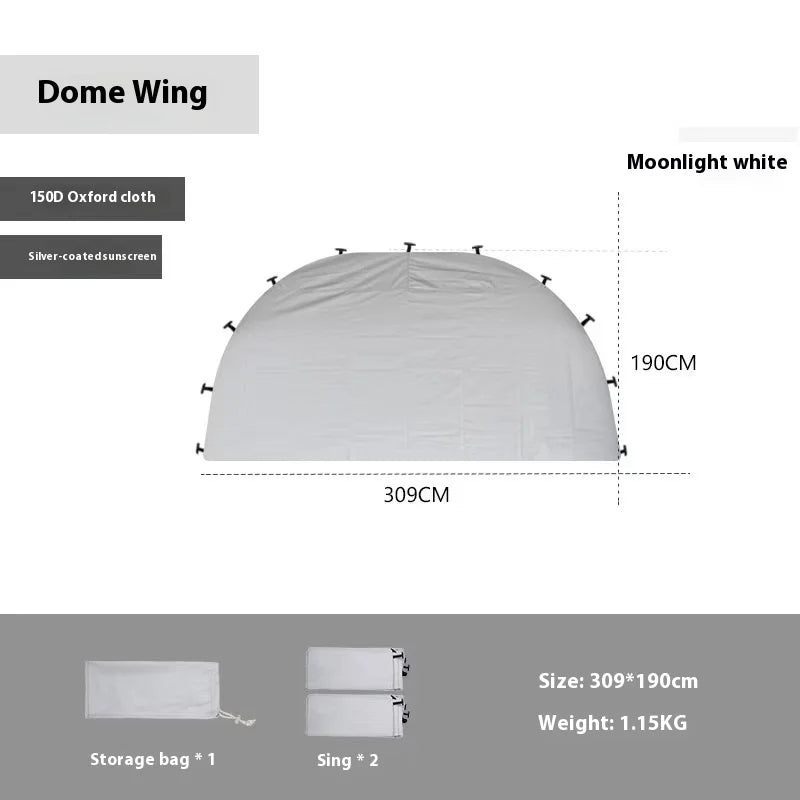 Tente dôme de camping idéale pour 8 à 10 personnes "Mountainhiker - SZK - 381" - Planète Rando