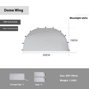 Tente dôme de camping idéale pour 8 à 10 personnes "Mountainhiker - SZK - 381" - Planète Rando