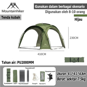 Tente dôme de camping idéale pour 8 à 10 personnes "Mountainhiker - SZK - 381" - Planète Rando