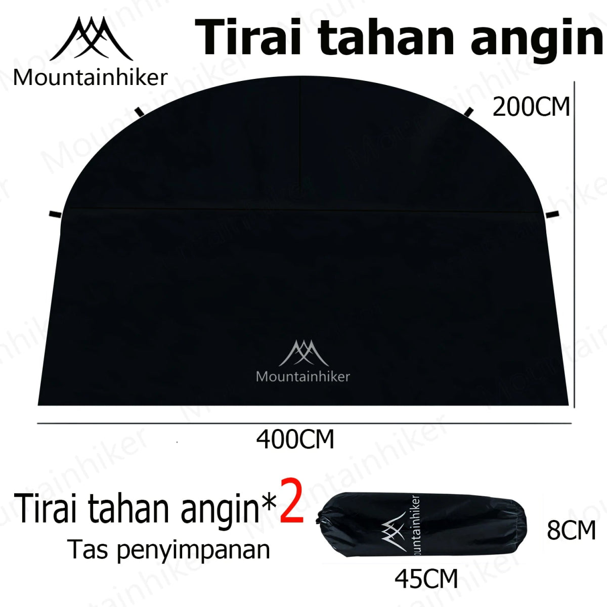 Tente dôme de camping idéale pour 8 à 10 personnes "Mountainhiker - SZK - 381" - Planète Rando