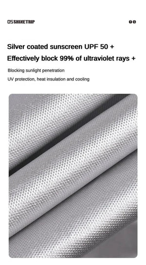 Tente dôme d'extérieur / auvent de camping imperméable pour 8 - 10 personnes "ShineTrip - Dome Canopy" - Planète Rando