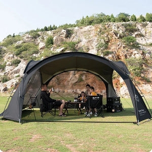 Tente dôme d'extérieur / auvent de camping imperméable pour 8 - 10 personnes "ShineTrip - Dome Canopy" - Planète Rando