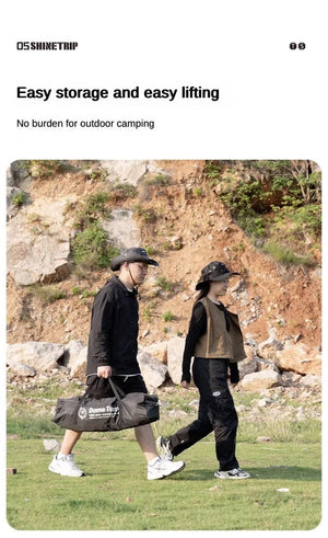 Tente dôme d'extérieur / auvent de camping imperméable pour 8 - 10 personnes "ShineTrip - Dome Canopy" - Planète Rando