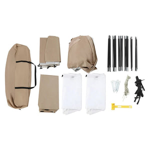 Tente dôme d'extérieur / auvent de camping surdimensionné pour 6 à 8 personnes "Enjoy Space - Outdoor Spherical Dome Tent" - Planète Rando