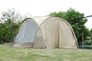 Tente dôme d'extérieur / auvent de camping surdimensionné pour 6 à 8 personnes "Enjoy Space - Outdoor Spherical Dome Tent" - Planète Rando