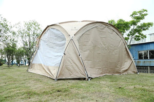 Tente dôme d'extérieur / auvent de camping surdimensionné pour 6 à 8 personnes "Enjoy Space - Outdoor Spherical Dome Tent" - Planète Rando
