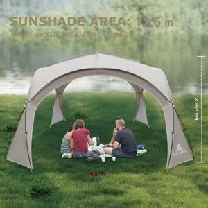 Tente dôme d'extérieur / auvent de camping surdimensionné pour 6 à 8 personnes "Enjoy Space - Outdoor Spherical Dome Tent" - Planète Rando