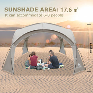 Tente dôme d'extérieur / auvent de camping surdimensionné pour 6 à 8 personnes "Enjoy Space - Outdoor Spherical Dome Tent" - Planète Rando