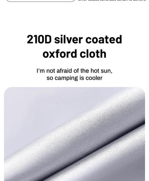 Tente dôme d'extérieur / auvent de camping surdimensionné pour 8 à 12 personnes "Sonuto - Big Dome" - Planète Rando