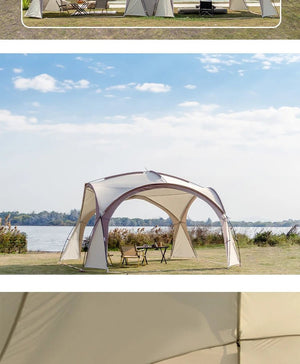 Tente dôme d'extérieur / auvent de camping surdimensionné pour 8 à 12 personnes "Sonuto - Big Dome" - Planète Rando