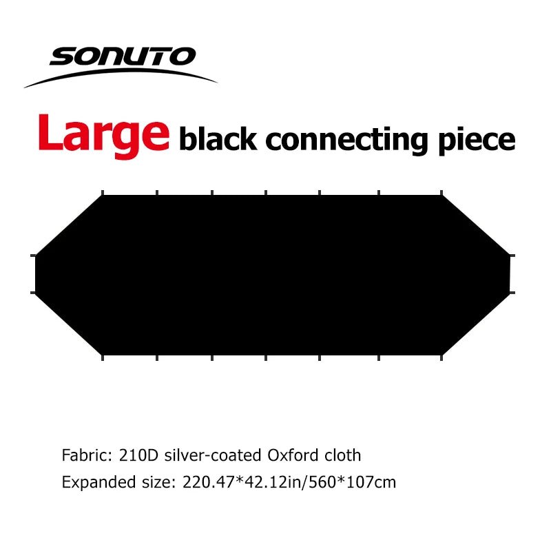 Tente dôme d'extérieur / auvent de camping surdimensionné pour 8 à 12 personnes "Sonuto - Big Dome" - Planète Rando