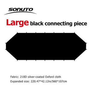 Tente dôme d'extérieur / auvent de camping surdimensionné pour 8 à 12 personnes "Sonuto - Big Dome" - Planète Rando