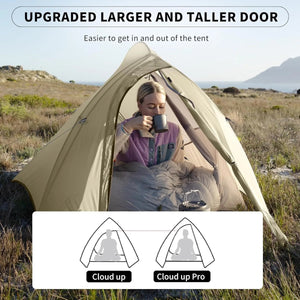 Tente double - parois de bivouac ultra - légère 2 personnes & autoportante à partir de 1,36kg "Naturehike - Cloud Up Pro" - Planète Rando