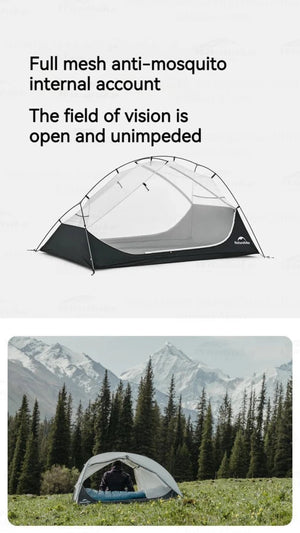 Tente ultralégère nylon 15D double couche pour la randonnée, le camping et le trekking "Naturehike - Star River UL" - Planète Rando