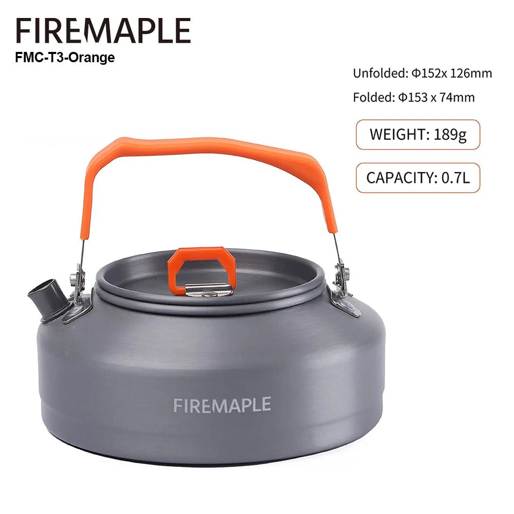 Théière de randonnée, bouilloire, cafetière 0,7L / 1,3L avec filtre "Fire Maple - FMC - XT2" - Planète Rando