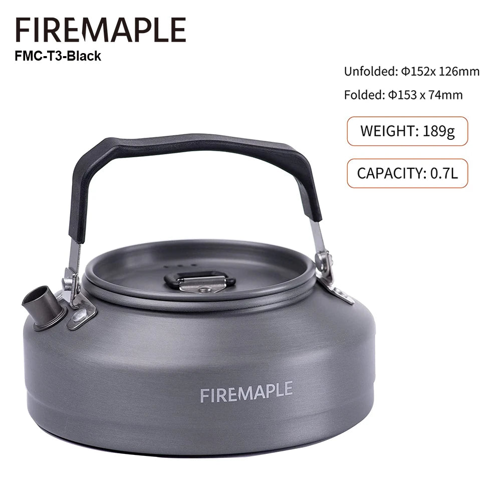 Théière de randonnée, bouilloire, cafetière 0,7L / 1,3L avec filtre "Fire Maple - FMC - XT2" - Planète Rando