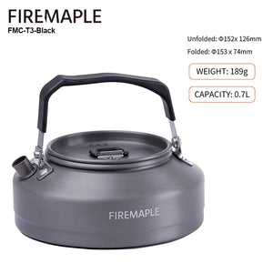 Théière de randonnée, bouilloire, cafetière 0,7L / 1,3L avec filtre "Fire Maple - FMC - XT2" - Planète Rando