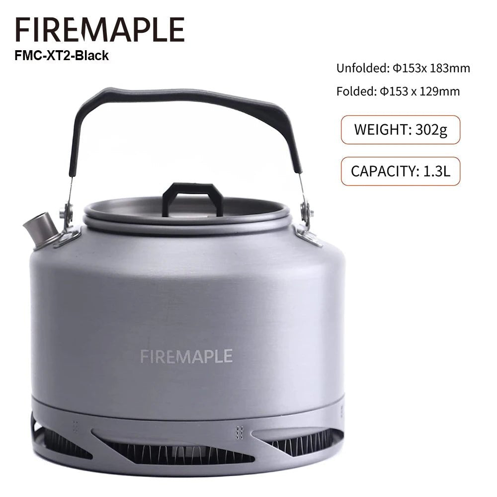 Théière de randonnée, bouilloire, cafetière 0,7L / 1,3L avec filtre "Fire Maple - FMC - XT2" - Planète Rando