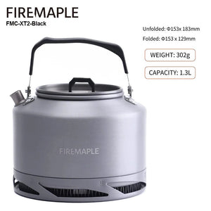 Théière de randonnée, bouilloire, cafetière 0,7L / 1,3L avec filtre "Fire Maple - FMC - XT2" - Planète Rando