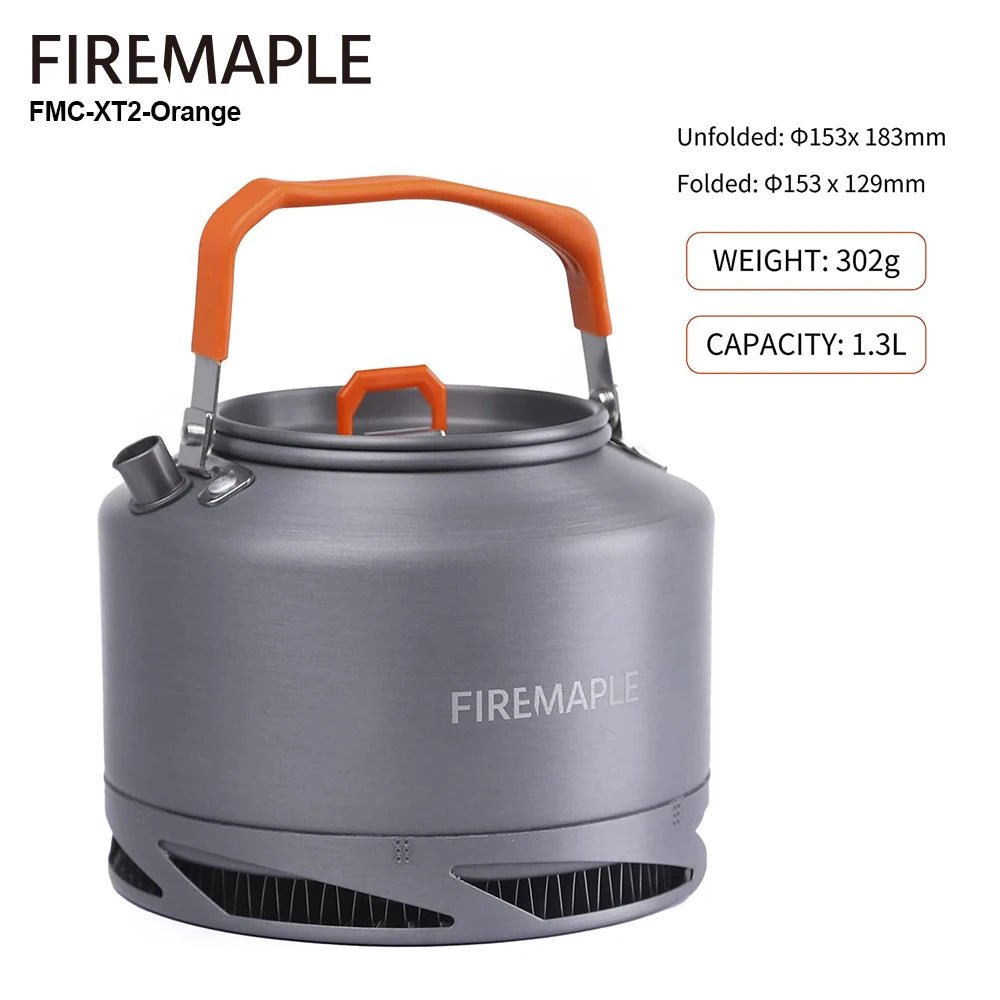 Théière de randonnée, bouilloire, cafetière 0,7L / 1,3L avec filtre "Fire Maple - FMC - XT2" - Planète Rando