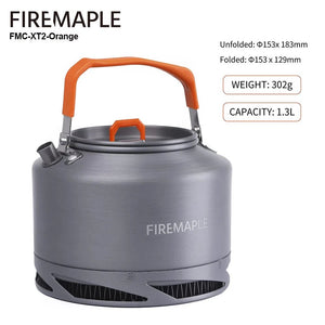 Théière de randonnée, bouilloire, cafetière 0,7L / 1,3L avec filtre "Fire Maple - FMC - XT2" - Planète Rando
