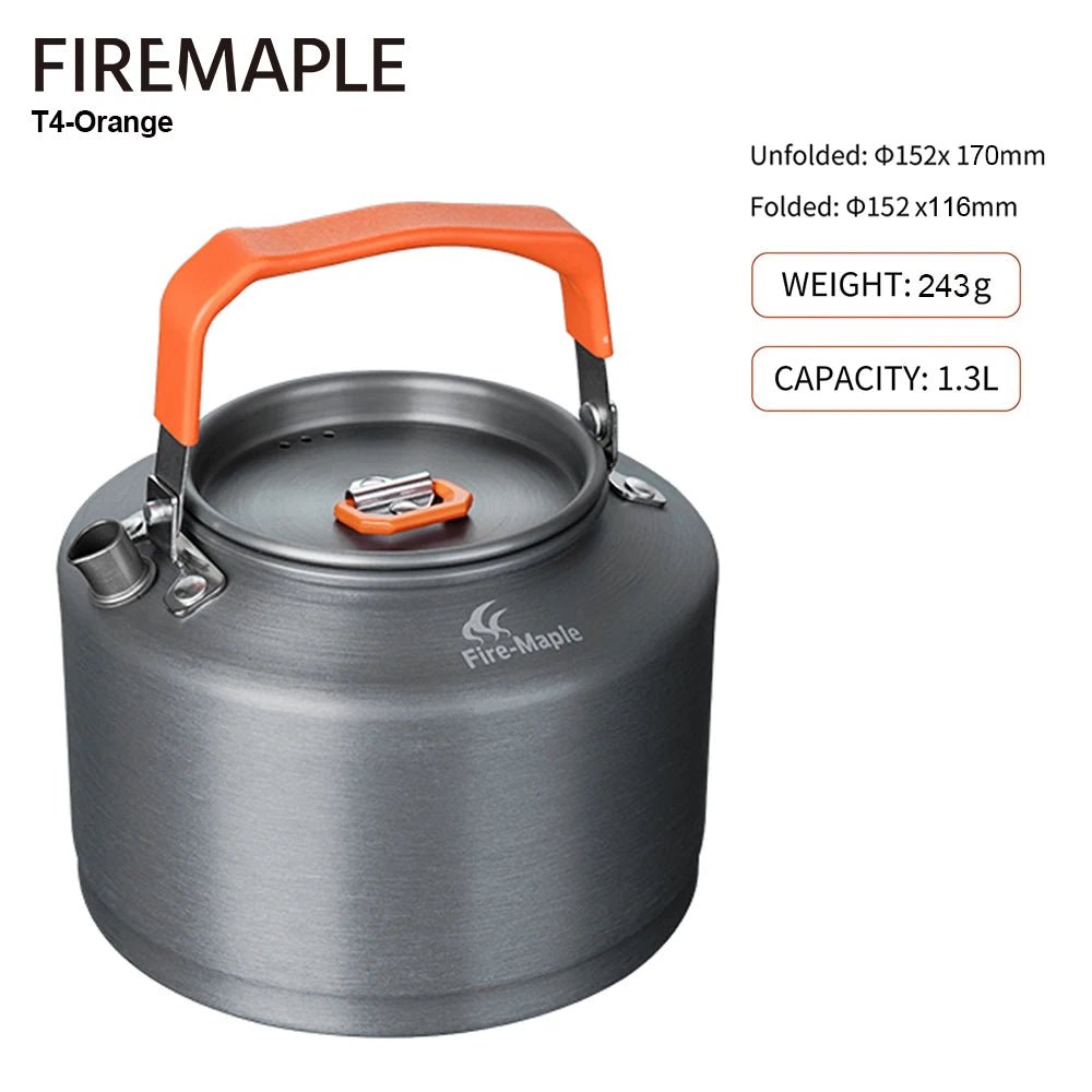 Théière de randonnée, bouilloire, cafetière 0,7L / 1,3L avec filtre "Fire Maple - FMC - XT2" - Planète Rando