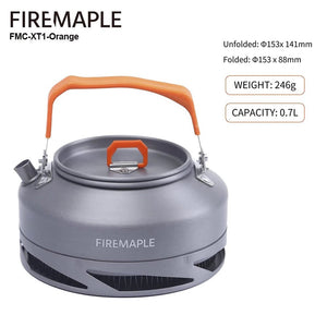 Théière de randonnée, bouilloire, cafetière 0,7L / 1,3L avec filtre "Fire Maple - FMC - XT2" - Planète Rando