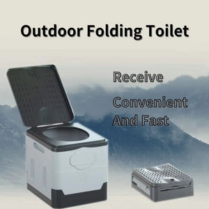Toilette pliante d'urgence portable pour le camping et la van - life "47 Outdoor - Folding toilet" - Planète Rando