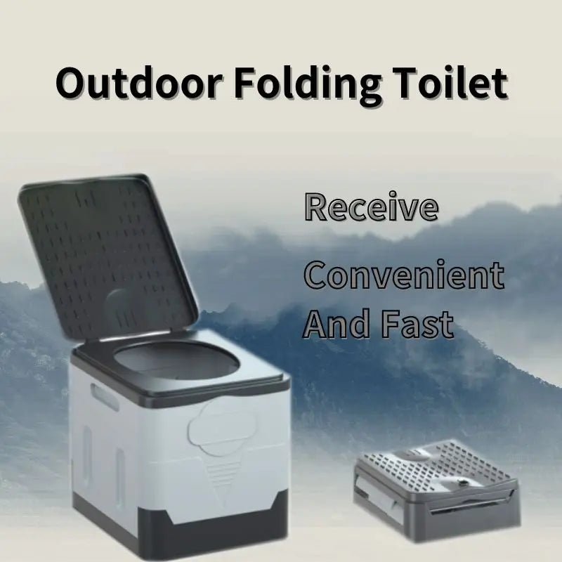 Toilette pliante d'urgence portable pour le camping et la van - life "47 Outdoor - Folding toilet" - Planète Rando