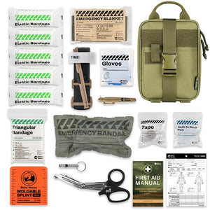 Trousse de premiers secours / kit de premiers secours pour les situations d'urgence "Rhino Rescue - IFAK - TMK" - Planète Rando