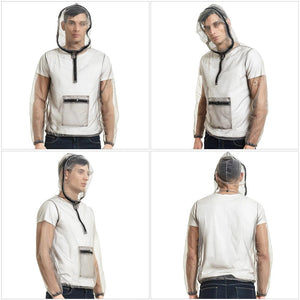 Veste à capuche anti - moustique en maille ultralégère pour le camping et bushcraft "Lixada - Anti - mosquito" - Planète Rando