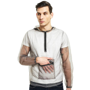 Veste à capuche anti - moustique en maille ultralégère pour le camping et bushcraft "Lixada - Anti - mosquito" - Planète Rando