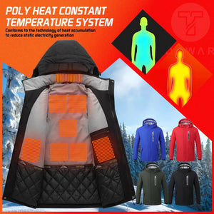 Veste chauffante imperméable unisexe avec 8 zones chaudes "TODWARM - Smart Heat Jacket" - Planète Rando