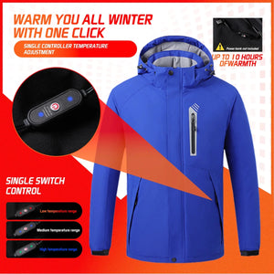 Veste chauffante imperméable unisexe avec 8 zones chaudes "TODWARM - Smart Heat Jacket" - Planète Rando