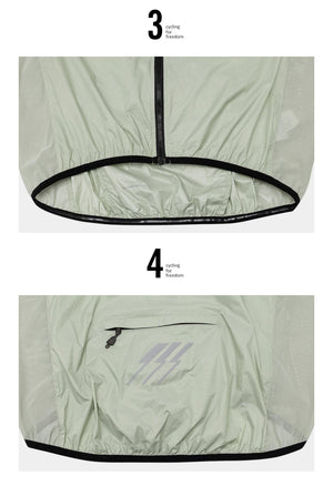 Veste / coupe - vent de cyclisme anti - UV UPF50+ "Santic - M3C07039" - Planète Rando