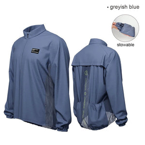 Veste coupe - vent de cyclisme SPF40+ imperméable à manches longues pour homme "INBIKE - On The Way" - Planète Rando