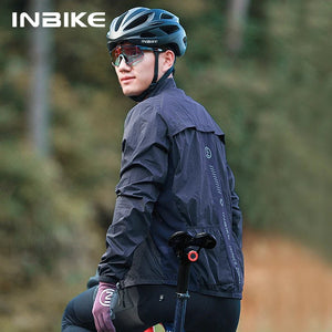 Veste coupe - vent de cyclisme SPF40+ imperméable à manches longues pour homme "INBIKE - On The Way" - Planète Rando