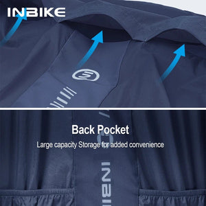 Veste coupe - vent de cyclisme SPF40+ imperméable à manches longues pour homme "INBIKE - On The Way" - Planète Rando