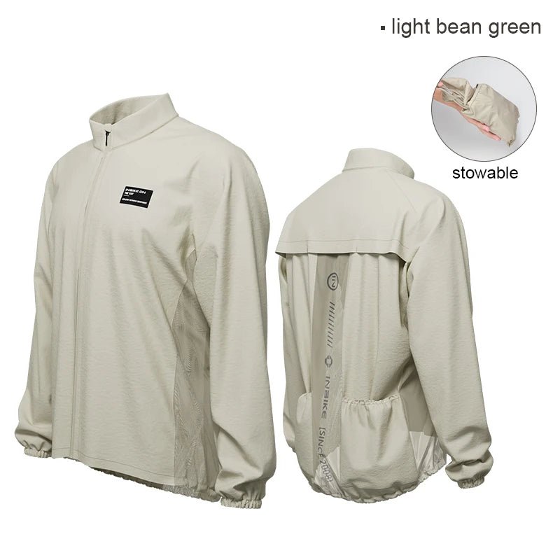 Veste coupe - vent de cyclisme SPF40+ imperméable à manches longues pour homme "INBIKE - On The Way" - Planète Rando