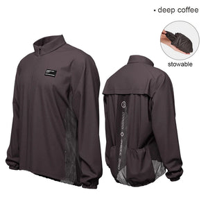 Veste coupe - vent de cyclisme SPF40+ imperméable à manches longues pour homme "INBIKE - On The Way" - Planète Rando