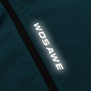 Veste / coupe-vent de cyclisme UPF50+ avec poche ventrale et capuche "WOSAWE – BL245" - Planète Rando