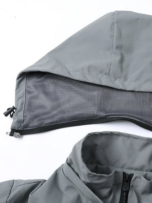 Veste coupe - vent, hardshell imperméable avec capuche amovible "Flycat Outdoor - 2041" - Planète Rando