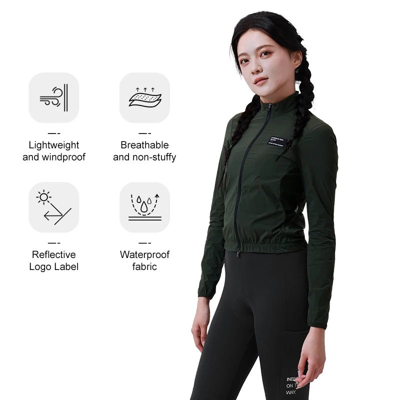 Veste / coupe - vent Imperméable pour le cyclisme pour femme UPF50+ "INBIKE - Windbreaker" - Planète Rando