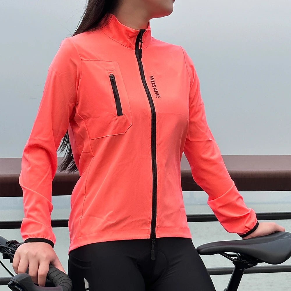 Veste de cyclisme coupe-vent pour femme "WOSAWE - BT242" - Fushcia / XS | Planète Rando