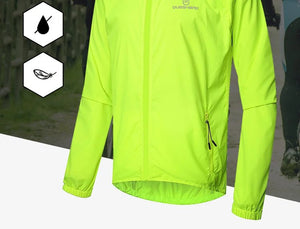 Veste de cyclisme réfléchissante et coupe - vent pour homme UPF50+ "QUESHARK - QE240" - Planète Rando