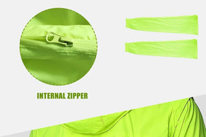 Veste de cyclisme réfléchissante et coupe - vent pour homme UPF50+ "QUESHARK - QE240" - Planète Rando