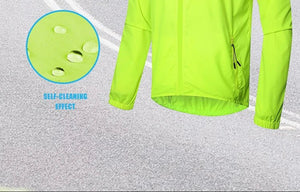 Veste de cyclisme réfléchissante et coupe - vent pour homme UPF50+ "QUESHARK - QE240" - Planète Rando