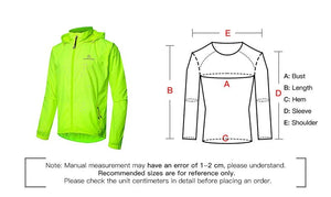 Veste de cyclisme réfléchissante et coupe - vent pour homme UPF50+ "QUESHARK - QE240" - Planète Rando